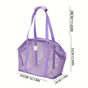 Portable Pet Shoulder Carrier Bag with Breathable Mesh
