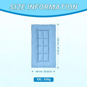 Blue 120cm Dog Cooling Mat for Summer Rest