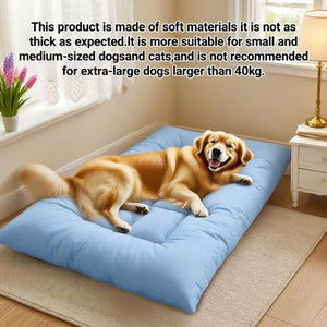 Blue 120cm Dog Cooling Mat for Summer Rest