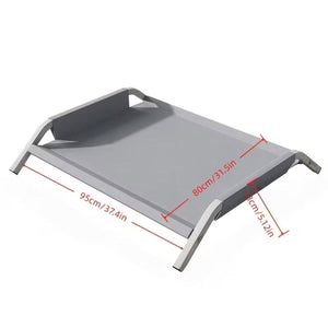 Large Elevated Dog Bed with Breathable Mesh