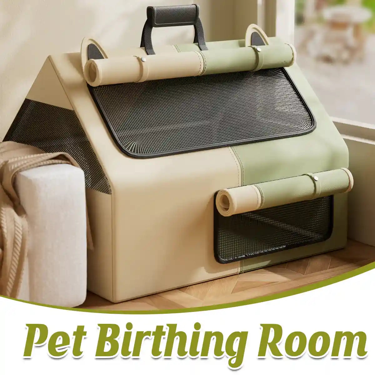 Pet Birthing Tent Large Breathable Whelping Shelter