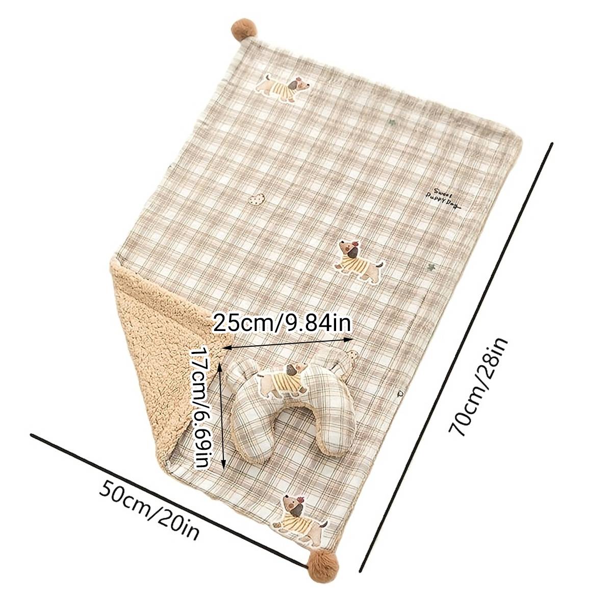 Pet Blanket Pillow Set