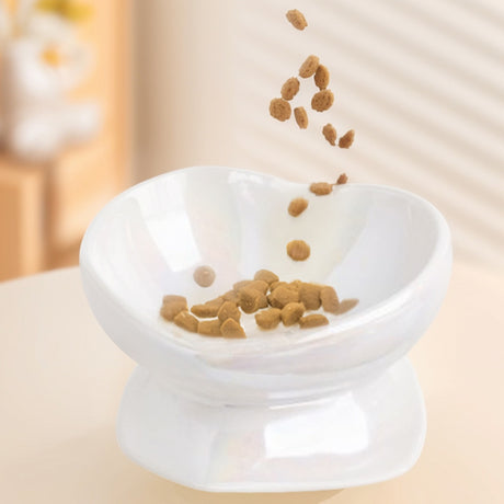 Anti-knock ceramic pet bowl for cats and small dogs – product view 14