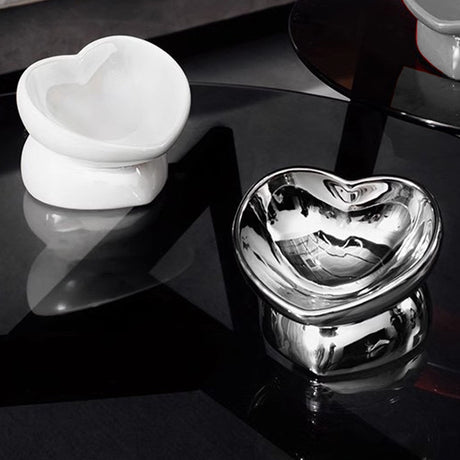 Anti-knock ceramic pet bowl for cats and small dogs – product view 5