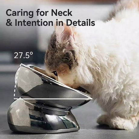 Anti-knock ceramic pet bowl for cats and small dogs – product view 10