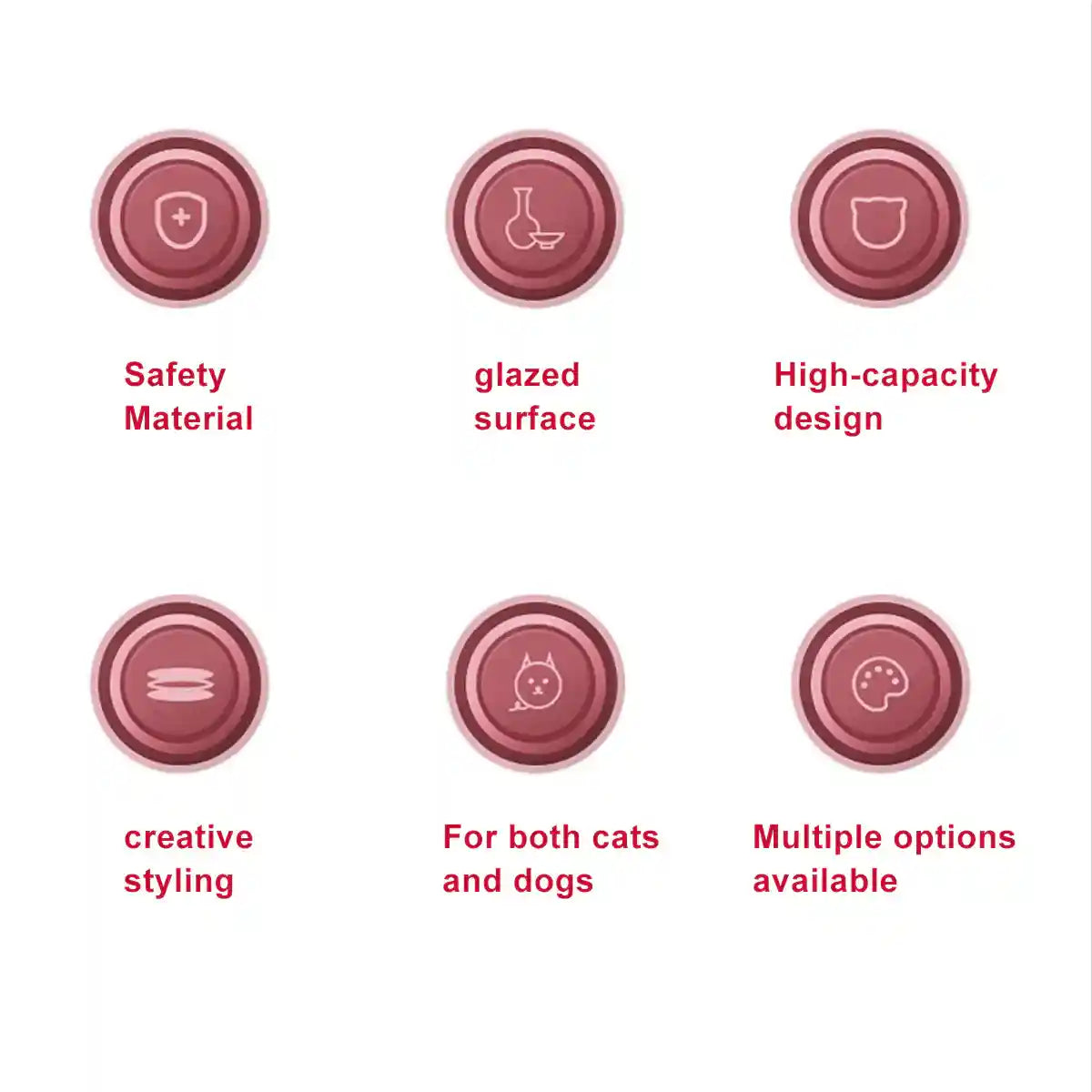 Creative Ice Cream Ceramic Pet Bowl