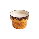 Creative Ice Cream Ceramic Pet Bowl