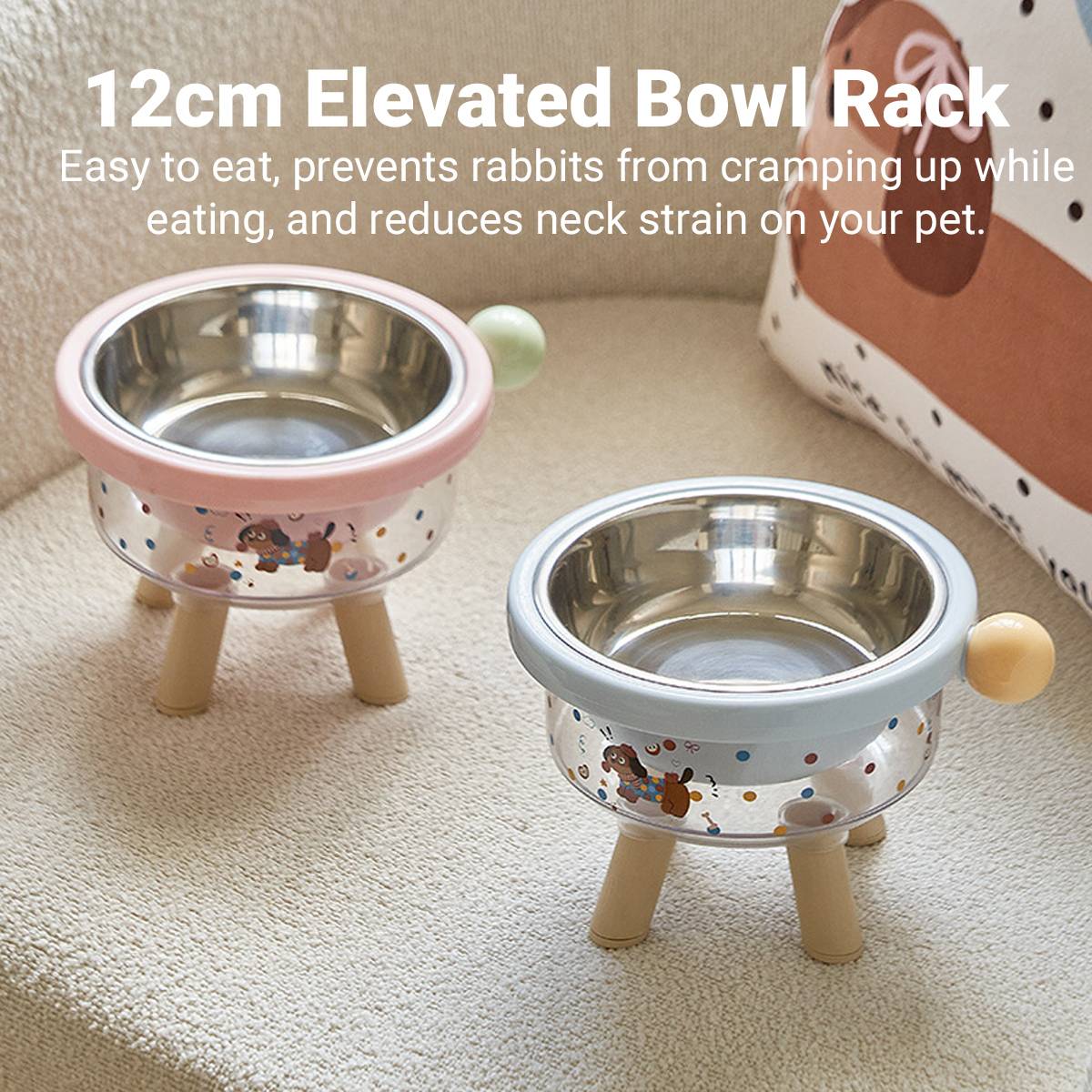 Elevated Pet Bowl Detachable Stainless Steel Feeding Bowl