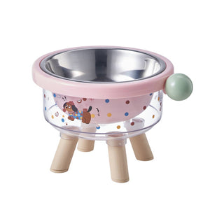 Elevated Pet Bowl Detachable Stainless Steel Feeding Bowl