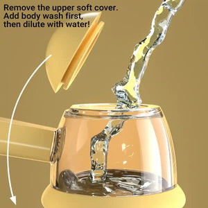 Pet Bath Brush Dog Massage Brush Press to Dispense Liquid Pet Grooming Tools