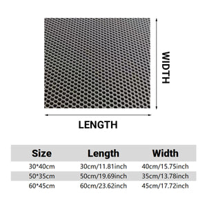 Anti-Slip Pet Cage Plastic Mesh Mat Cut-to-Size Cage Floor Liner