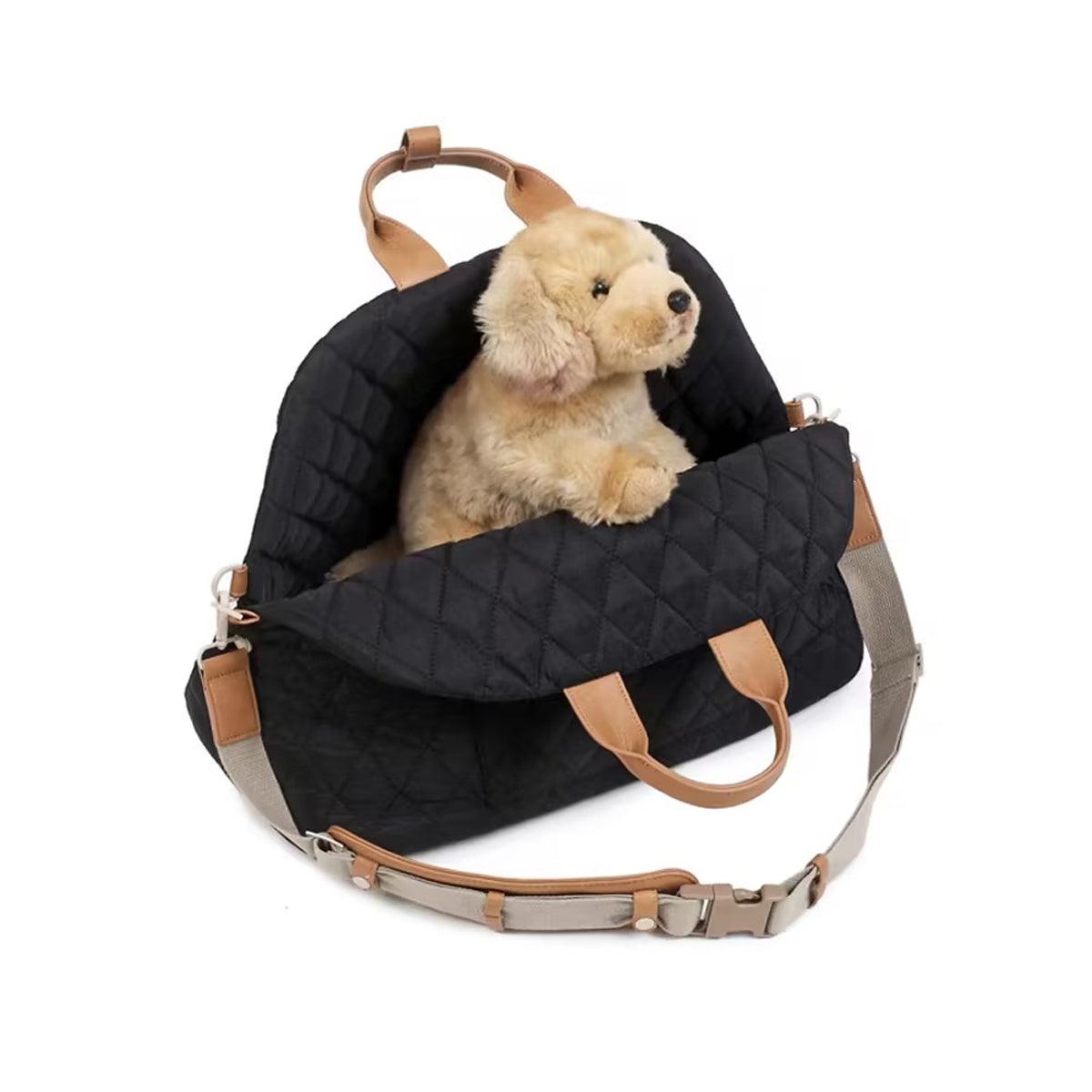 3-in-1 Dog Carrier Bag for Travel Car Seat Pet Bed & Portable Carrier