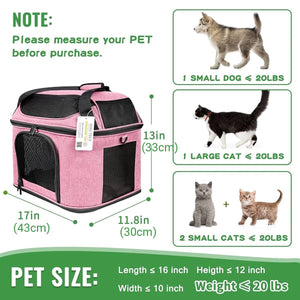 Foldable Pet Travel Bag Carrier