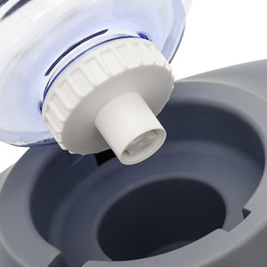 Pet Water Food Bowl With 1.4L Removable Tank Leak Proof Auto Gravity Feeder
