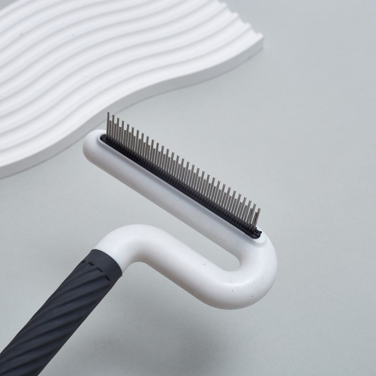 T-Shaped Pet Grooming Comb Dual Teeth Detangler for Cats & Dogs