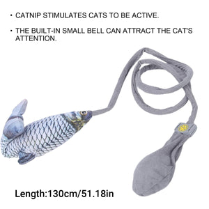Interactive Cat Toy Wand With Catnip