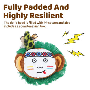 Catnip Plush Cat Toy | Bite-Resistant Interactive Toy for Indoor Cats