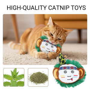 Catnip Plush Cat Toy | Bite-Resistant Interactive Toy for Indoor Cats