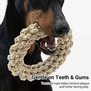 Durable Dog Rope Chew Ring