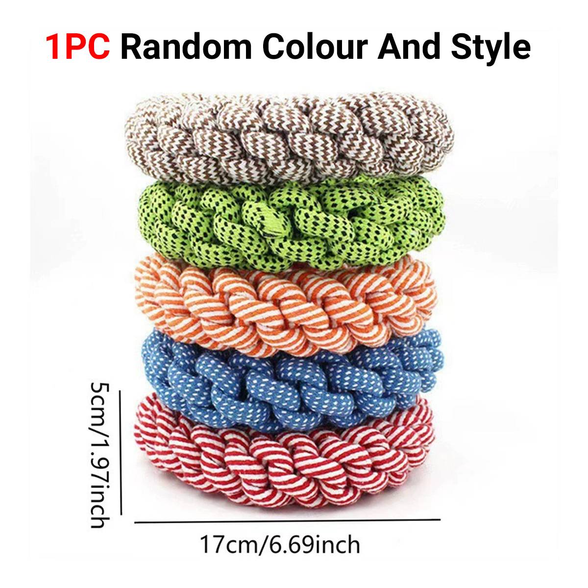 Durable Dog Rope Chew Ring
