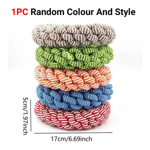 Durable Dog Rope Chew Ring