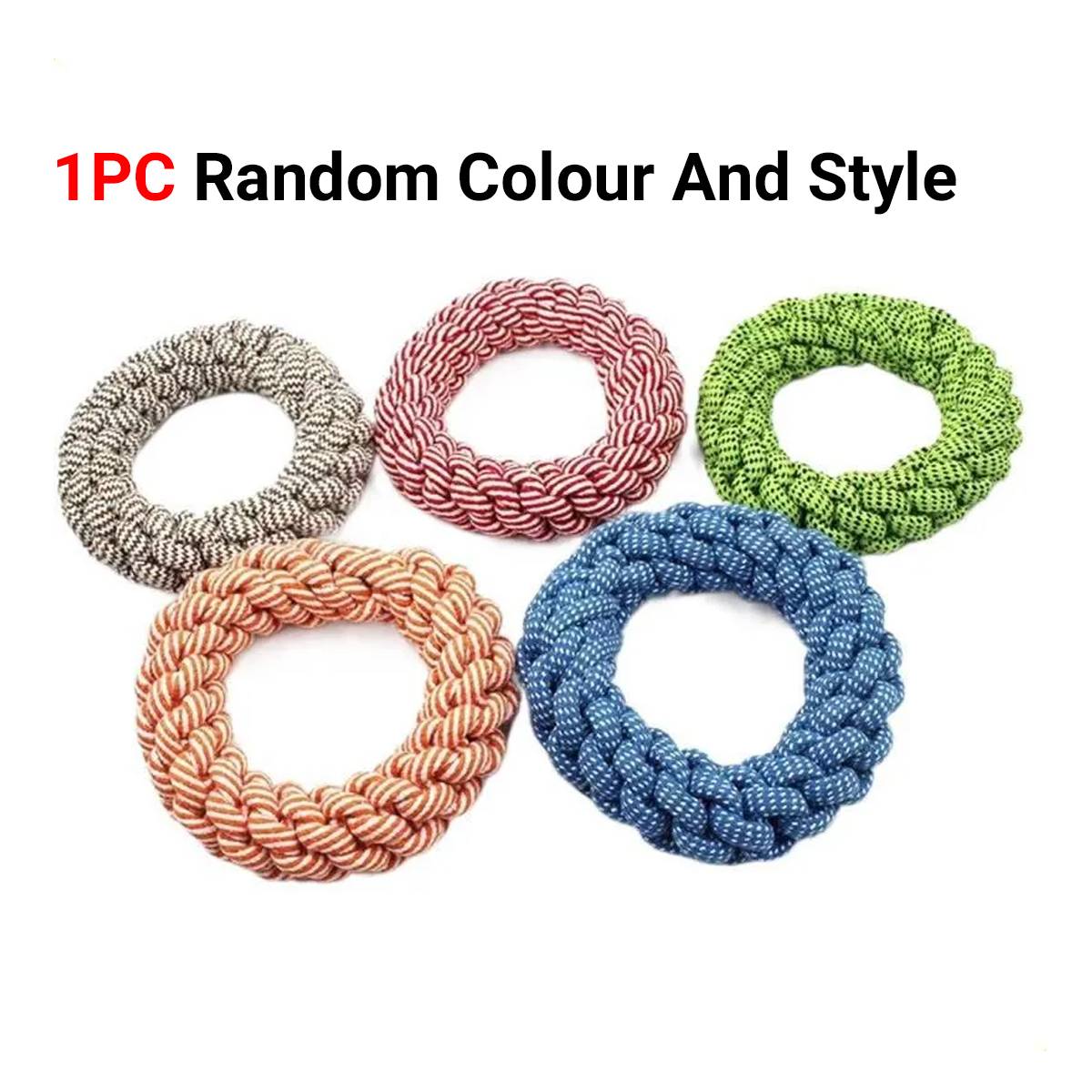 Durable Dog Rope Chew Ring