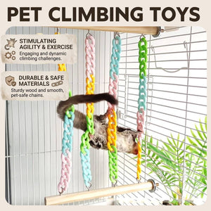 Pet Climbing Toy Hanging Chain Ladder