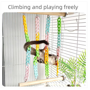 Pet Climbing Toy Hanging Chain Ladder