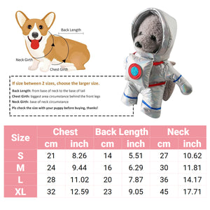 Pet Astronaut Costume Funny Space Suit for Cats & Small Dogs