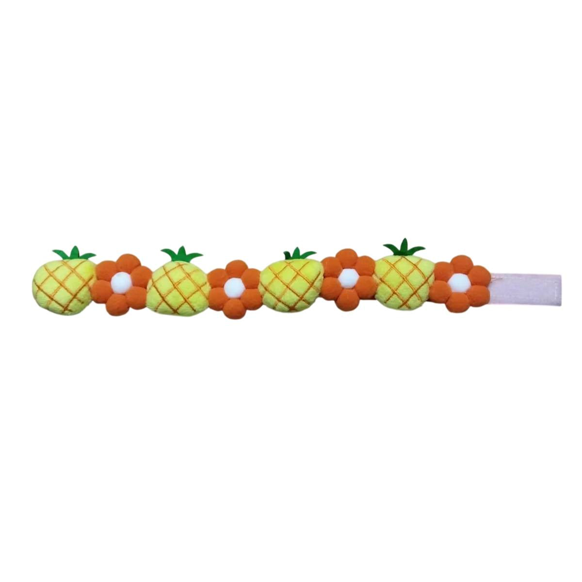 Pineapple Dog Collar Adjustable Floral Necklace