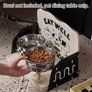 Adjustable Pet Feeding Station Tray