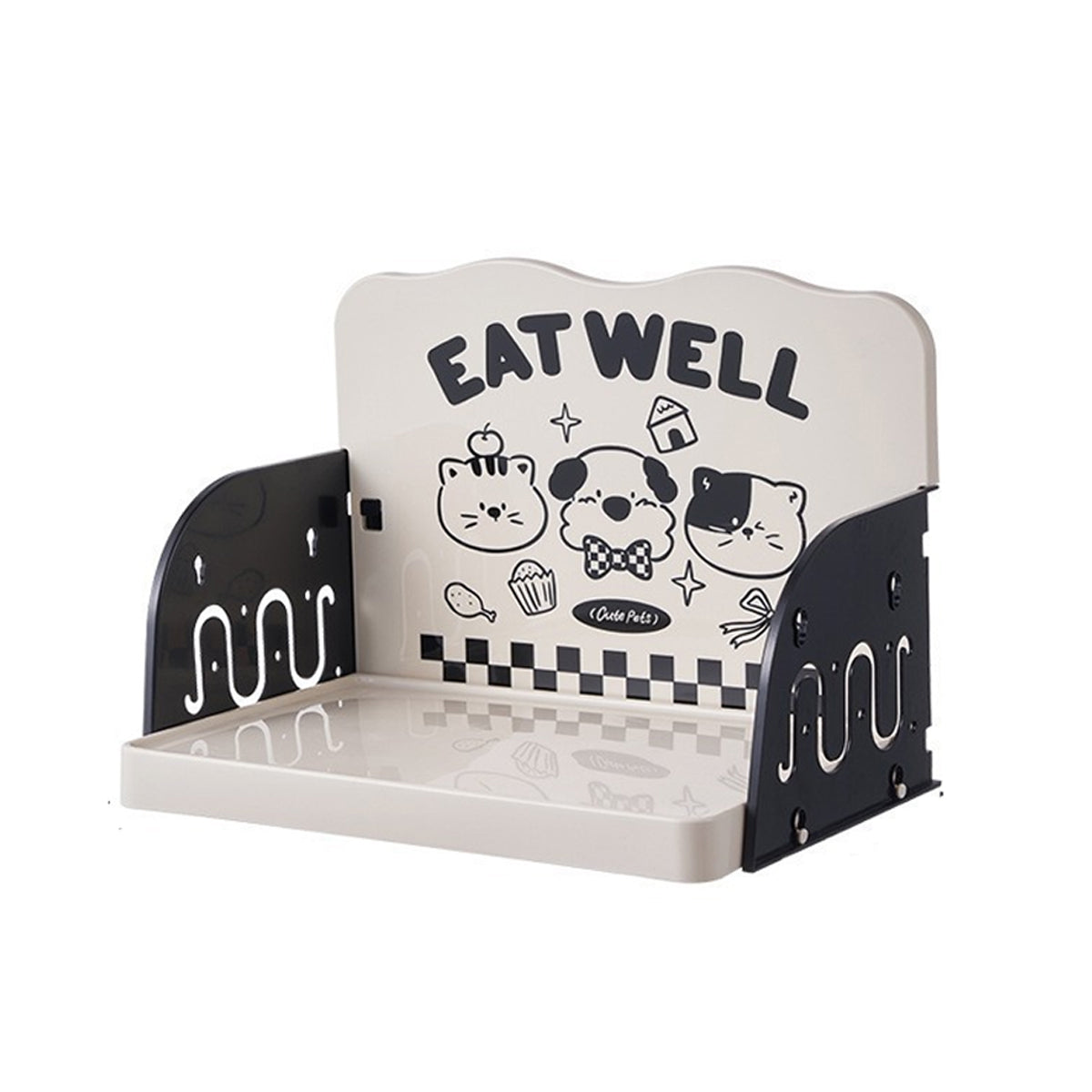 Adjustable Pet Feeding Station Tray