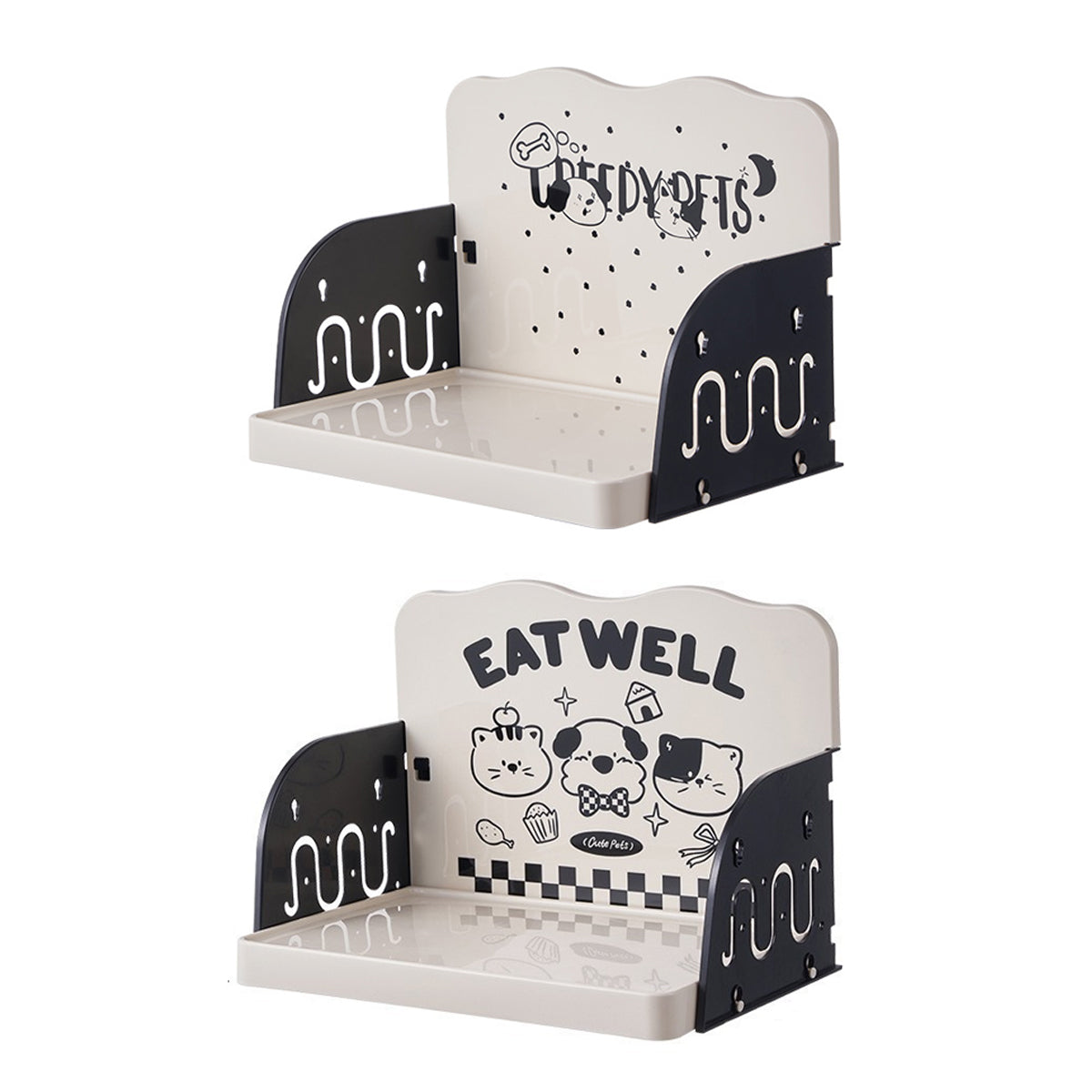 Adjustable Pet Feeding Station Tray