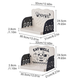 Adjustable Pet Feeding Station Tray