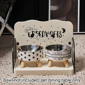 Adjustable Pet Feeding Station Tray