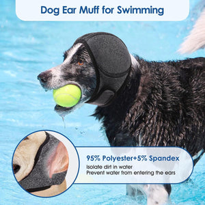Dog Earmuffs Headgear Waterproof Noise-Reducing Comfort Hood