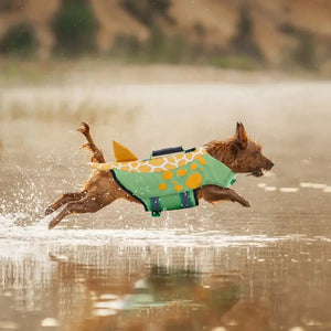 Shark Style Dog Life Jacket Float Vest for Swimming & Safety