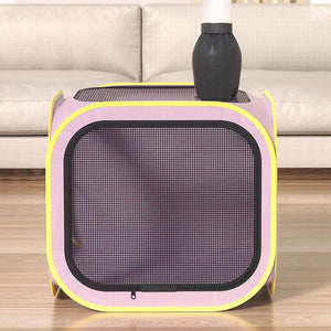 Portable Grooming Solution with Foldable Dog Dryer Box for Cats and Small Dogs