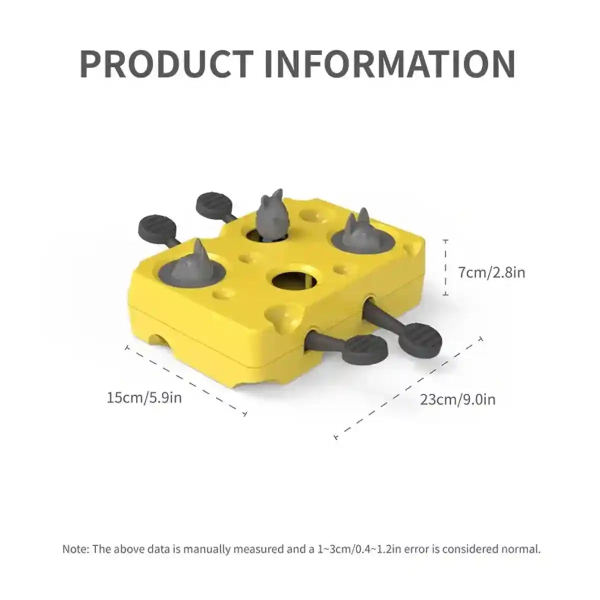 Interactive Cat Puzzle Toy with Treat Dispenser