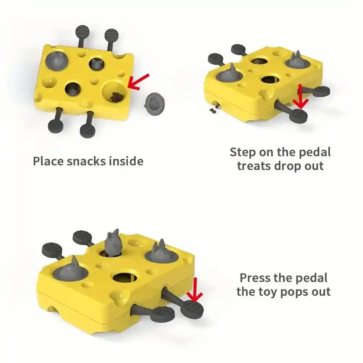 Interactive Cat Puzzle Toy with Treat Dispenser