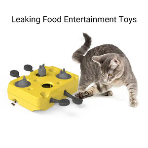 Interactive Cat Puzzle Toy with Treat Dispenser
