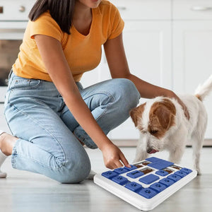 Interactive Dog Puzzle Toy Slow Feeder Brain Game for Pets