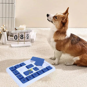 Interactive Dog Puzzle Toy Slow Feeder Brain Game for Pets
