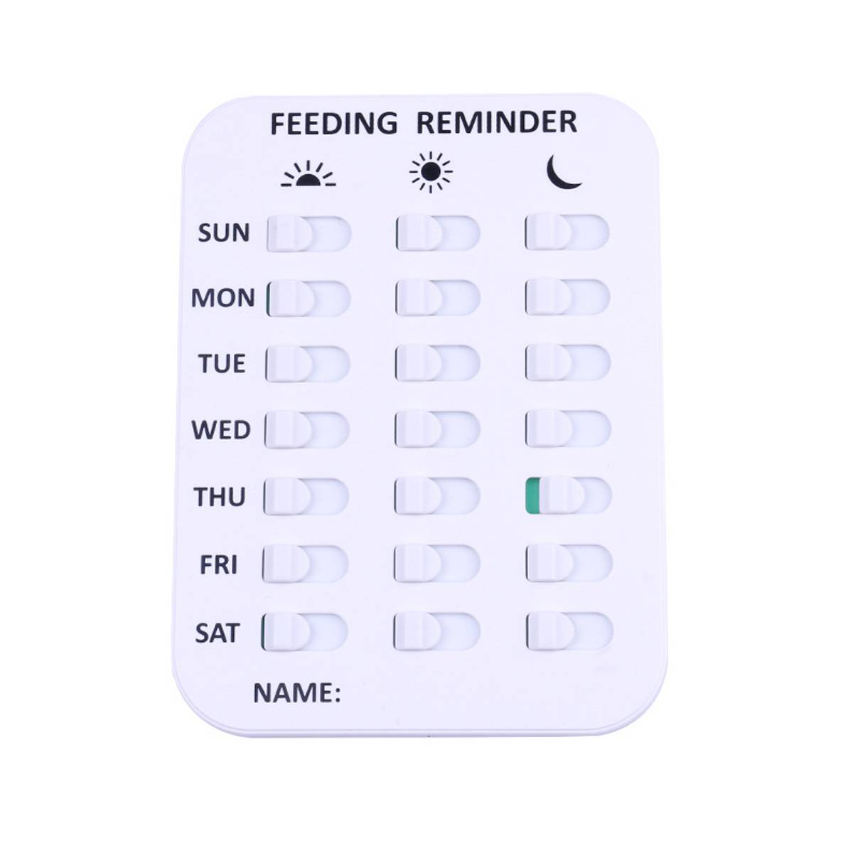 Pet Feeding Record Card - Magnetic Dog Feeding Chart Tracker