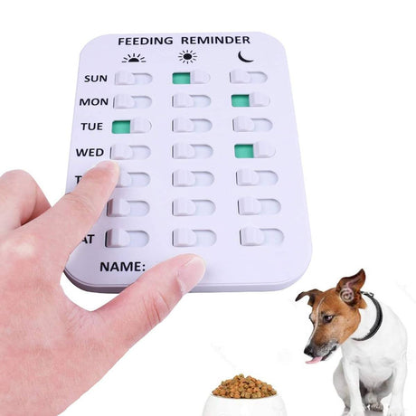 Magnetic pet feeding reminder chart for dogs and cats – product view 14