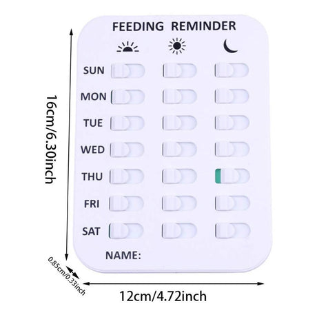 Magnetic pet feeding reminder chart for dogs and cats – product view 10