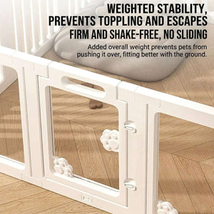 Modular Pet Playpen With Door