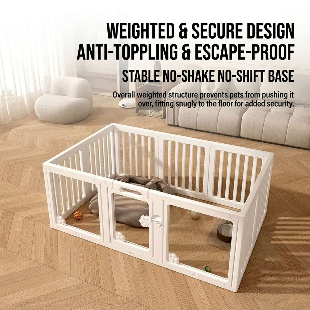 Modular Pet Playpen With Door