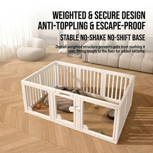 Modular Pet Playpen With Door