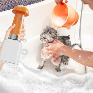 Pet Foaming Tool One-Button Electric Foam Sprayer for Dog Cat Bath